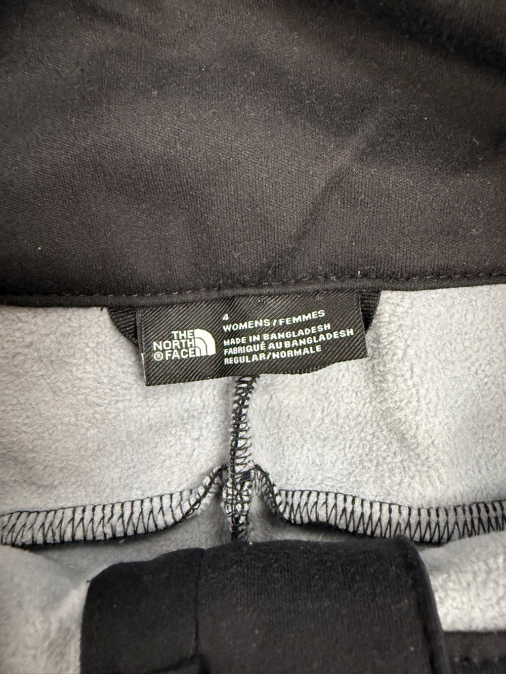 NWT The North Face Black Snow Ski Pants Fitted High Waist Windwall Amry Size 4 - Picture 7 of 11
